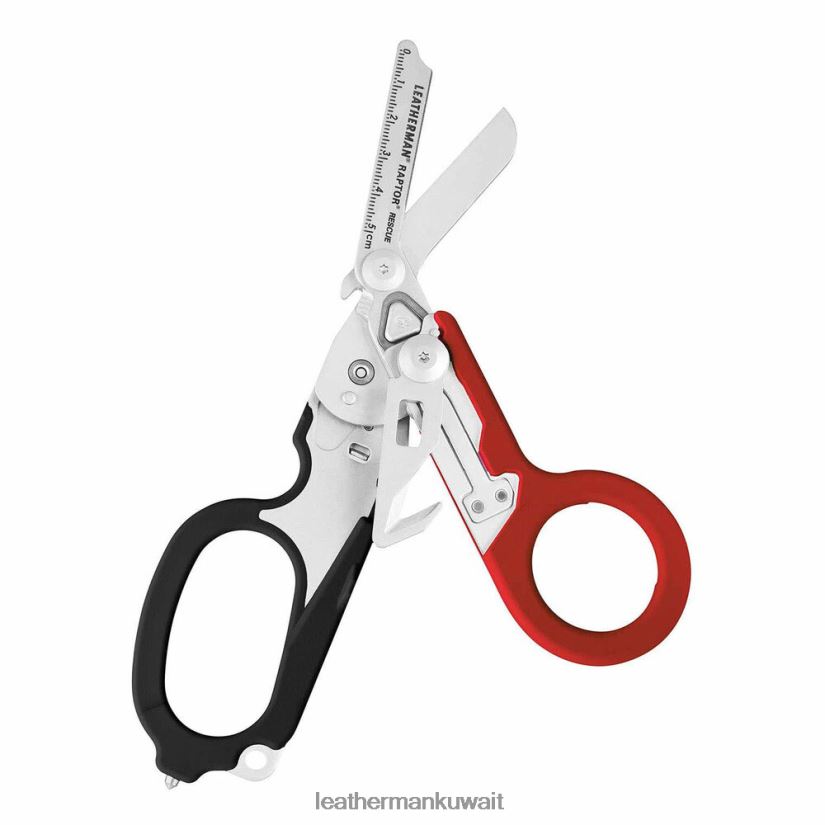 أداة متعددة Leatherman إنقاذ رابتور الأحمر والأسود X2F6E59