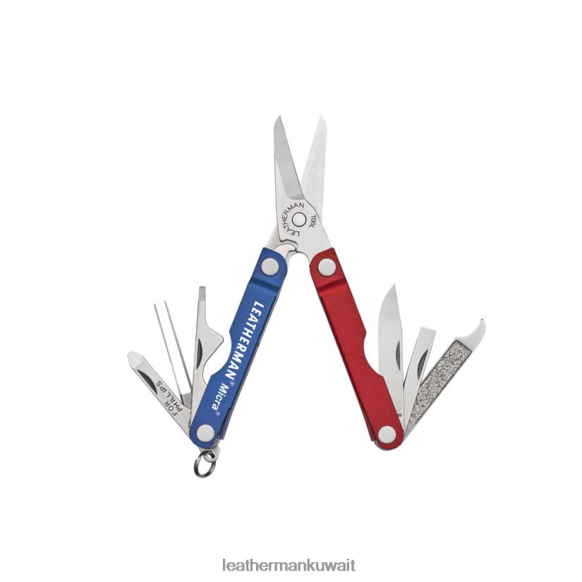 أداة متعددة Leatherman ميكرا أحمر أزرق X2F6E6