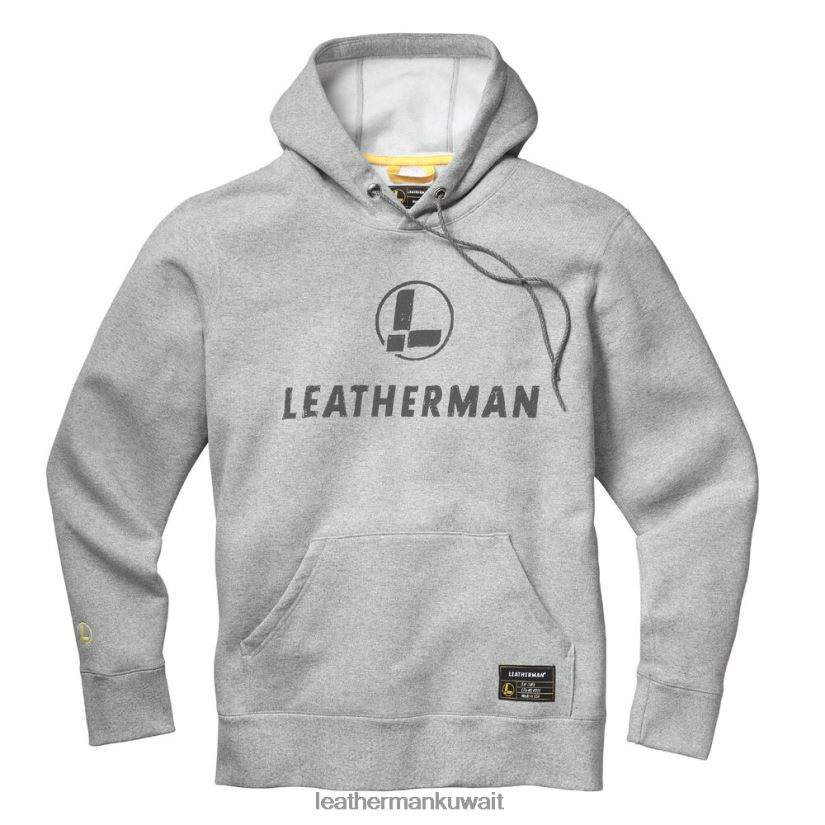 ثياب Leatherman هوديي بشعار مرسوم باليد رمادي X2F6E78